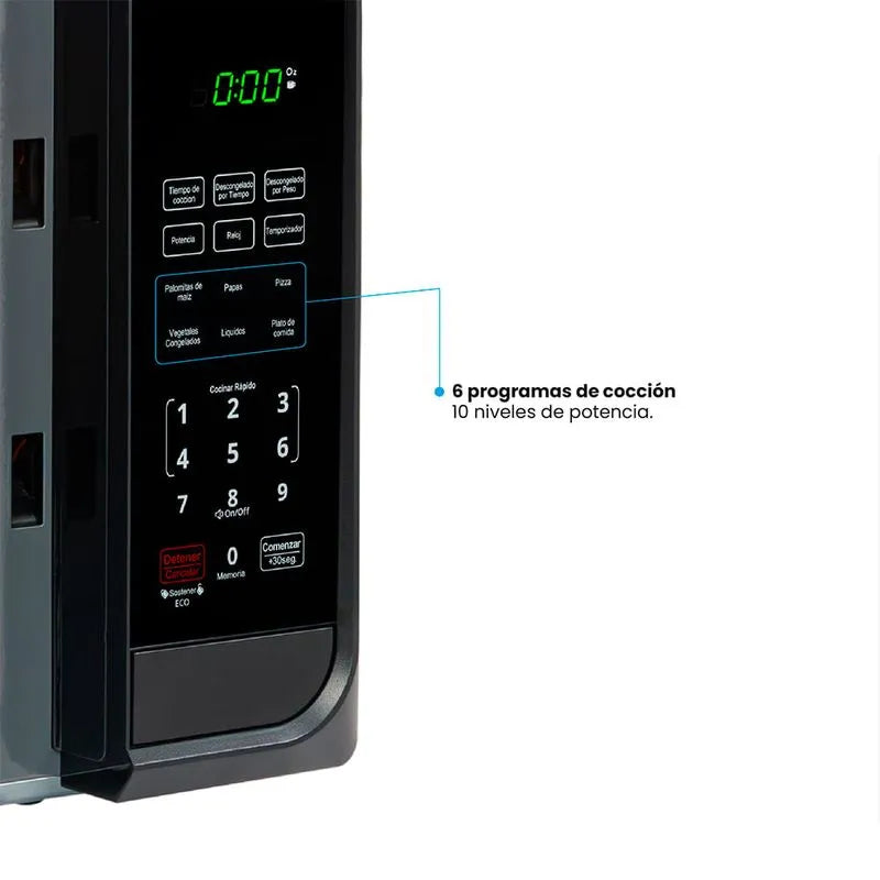 Microondas Negro 32lts 120v Challenger Hm8046