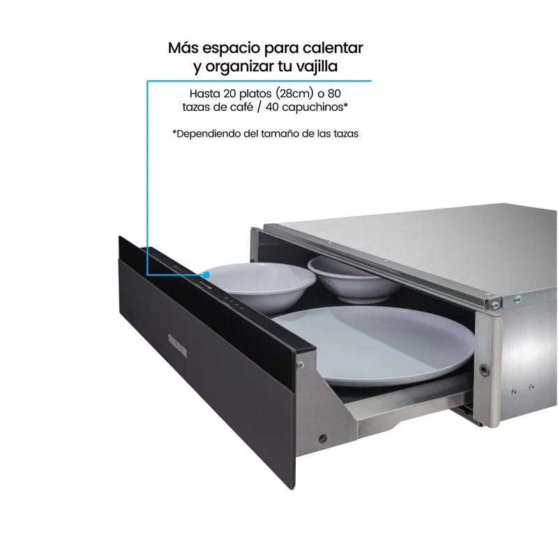Calentador De Platos 59.5cm 20 Platos Challenger Wd3946