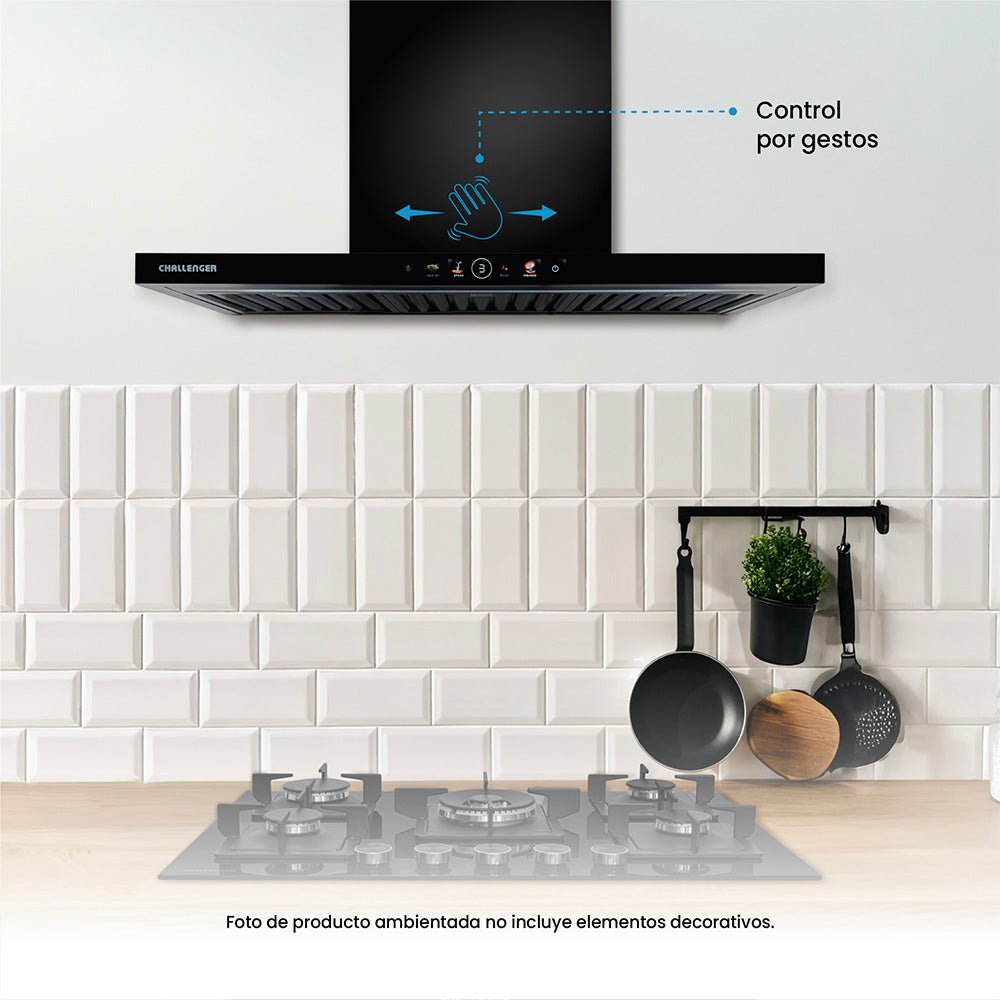 Campana Península Challenger Aura, Negro