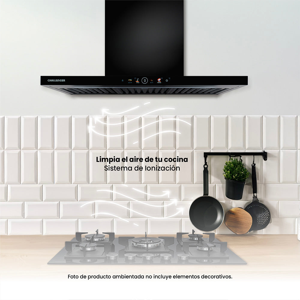 Campana Península Challenger Aura, Negro