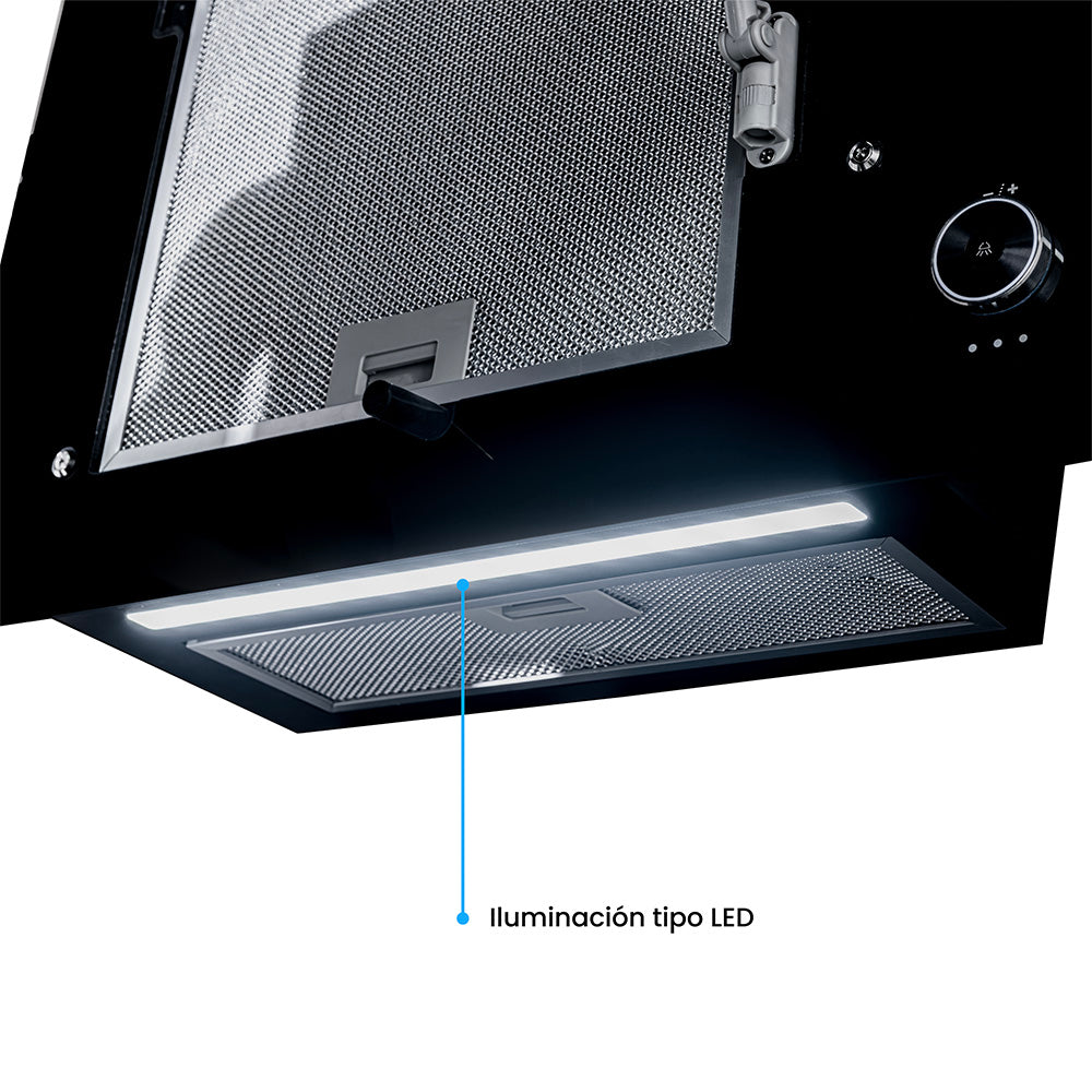 Campana Península Challenger Aura Cristal, Negro