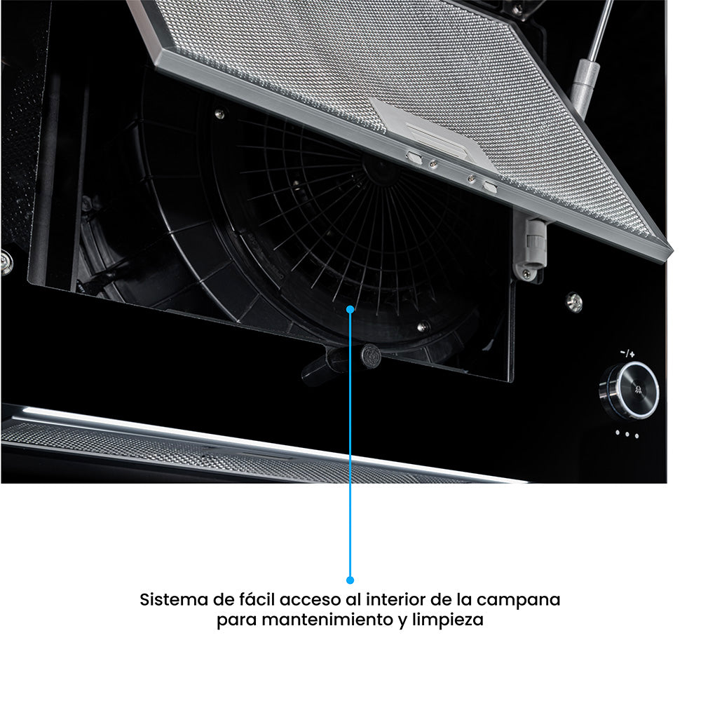 Campana Península Challenger Aura Cristal, Negro