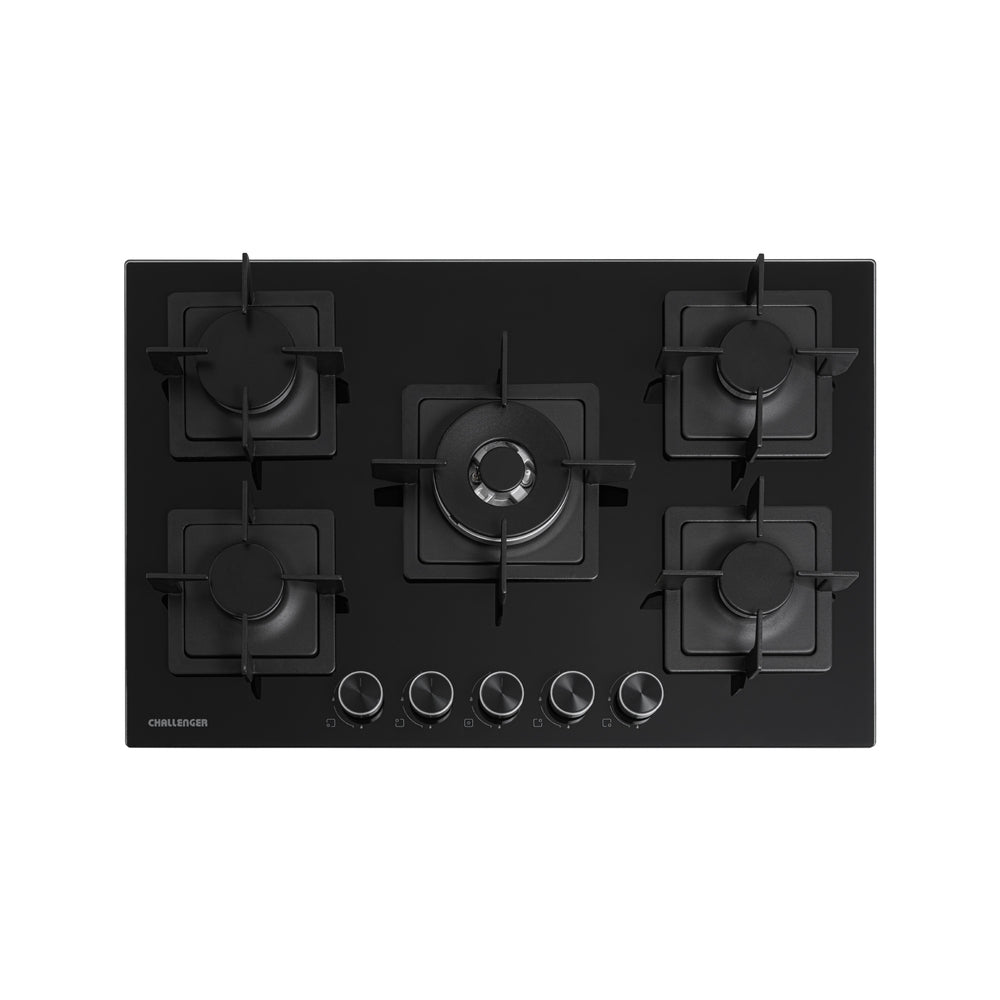 Estufa de Empotrar Challenger Aura Gas Natural SAU 6771, Negro