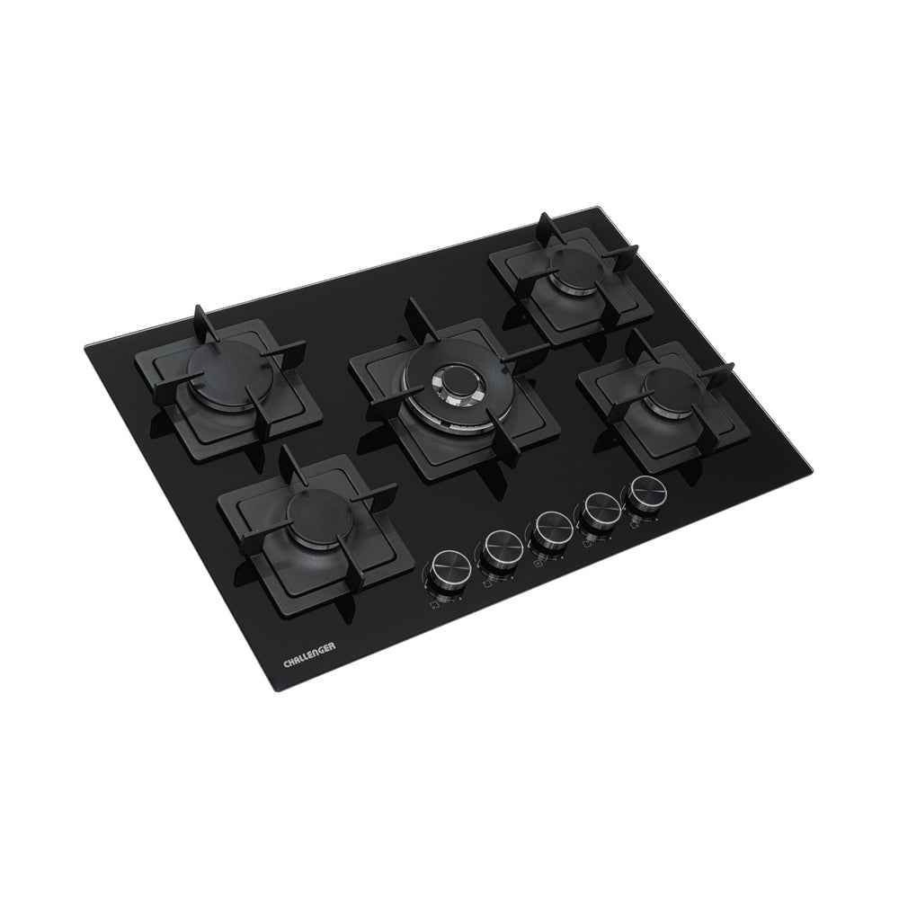 Estufa de Empotrar Challenger Aura Gas Natural SAU 6771, Negro