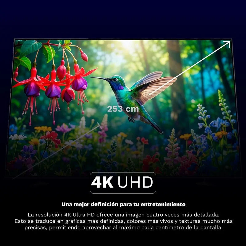Televisor 100 Pulgadas Miniled Googletv Challenger 100kg290