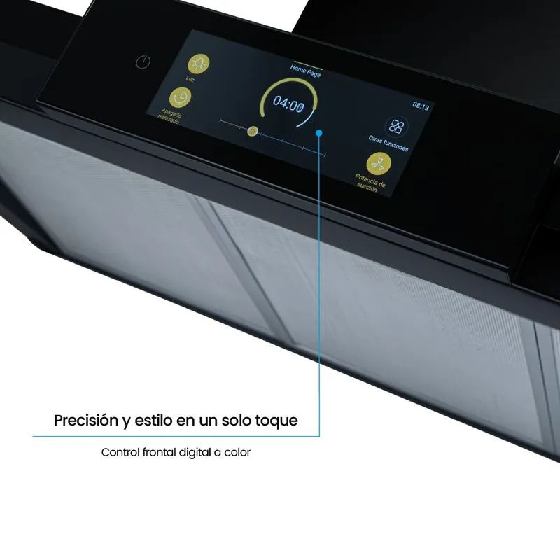 Campana Península Digital 90cm 4 Velocidades Challenger Cx4903
