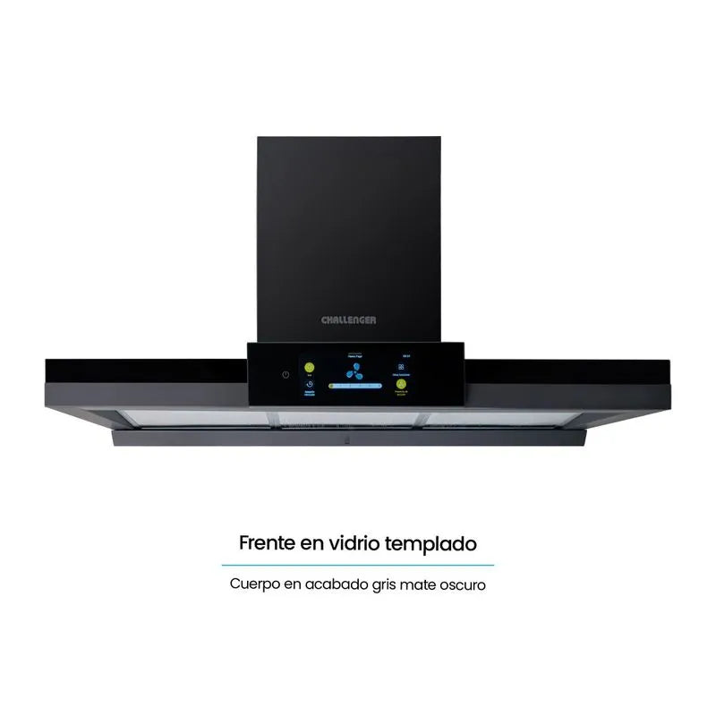 Campana Península Digital 90cm 4 Velocidades Challenger Cx4903