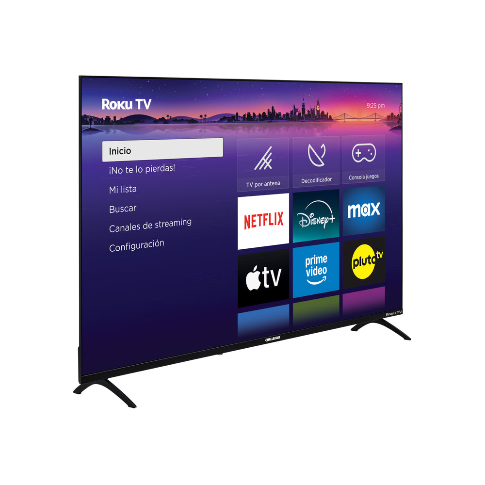 Televisor LED 55" HD Roku Challenger, Negro
