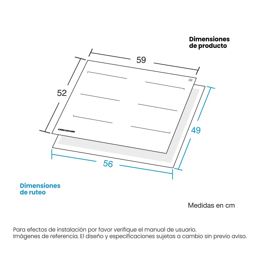 Estufa Empotrable de Inducción 4 Puestos In 6062
