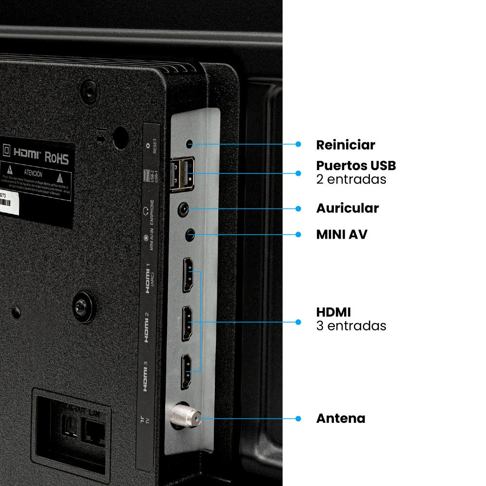 Televisor 40 Pulgadas Fhd Roku Challenger 40kr14