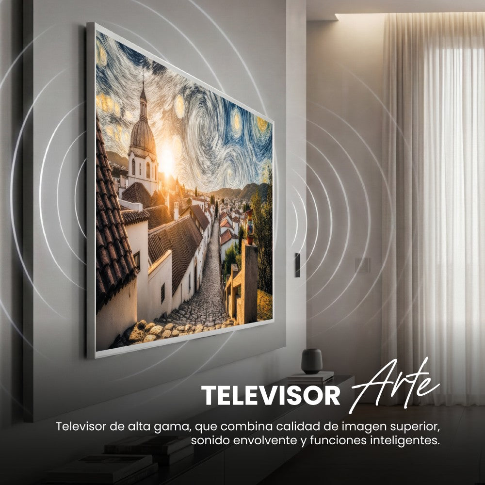 Televisor Challenger QLED Arte 55 Pulgadas Google TV 55TG380 BT T2