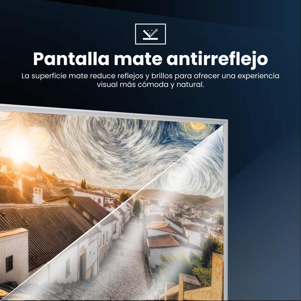 Televisor Challenger QLED Arte 55 Pulgadas Google TV 55TG380 BT T2