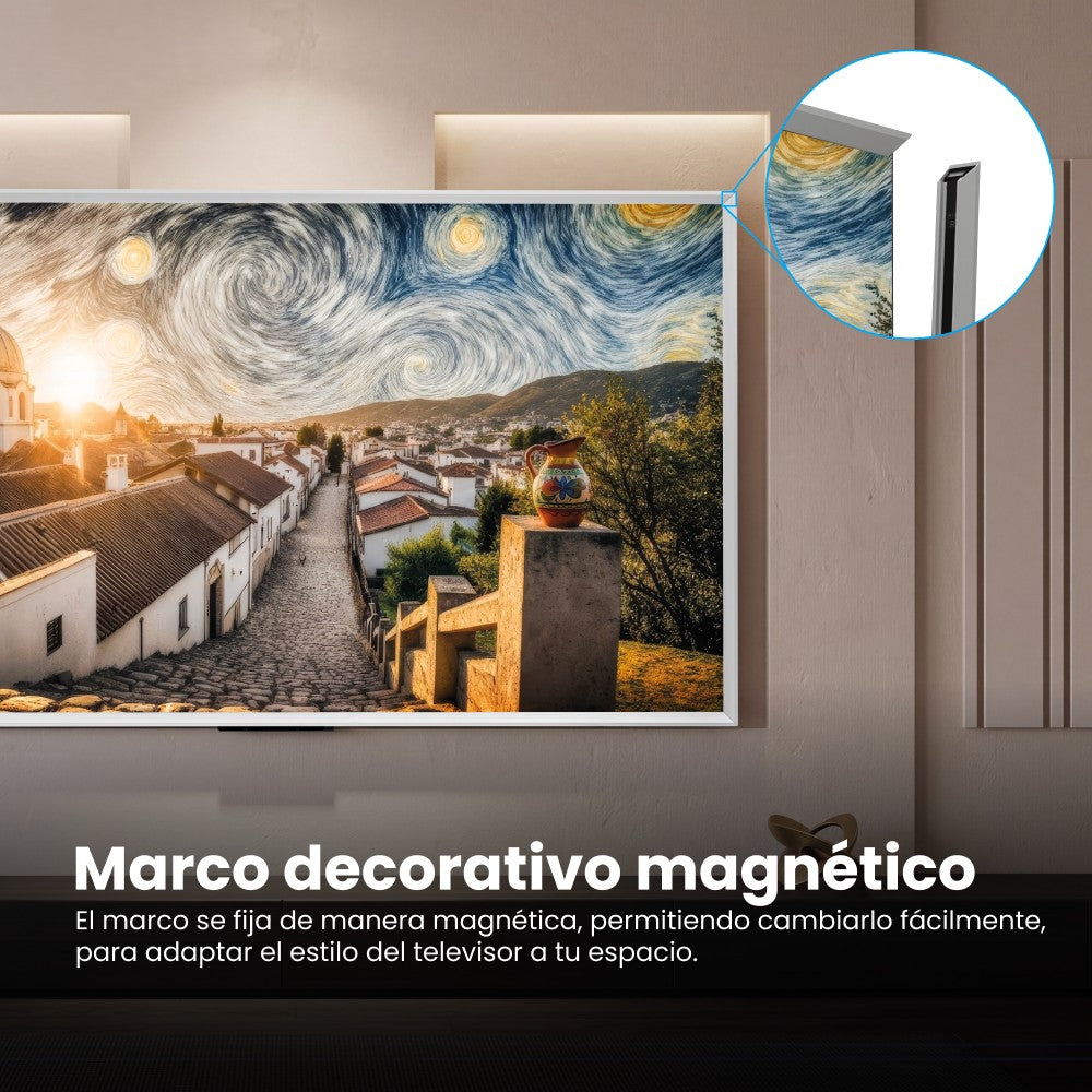 Televisor Challenger QLED Arte 55 Pulgadas Google TV 55TG380 BT T2
