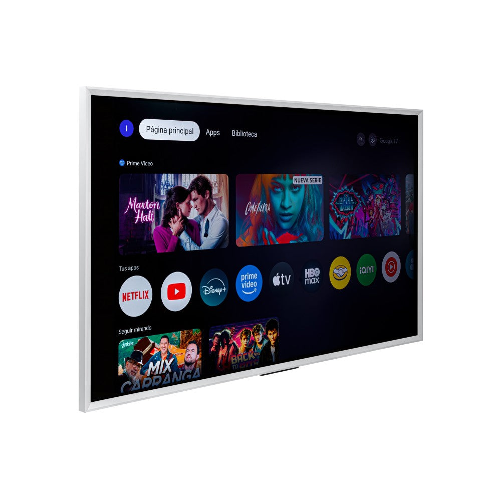 Televisor Challenger QLED Arte  65 Pulgadas Google TV 65TG380 BT T2