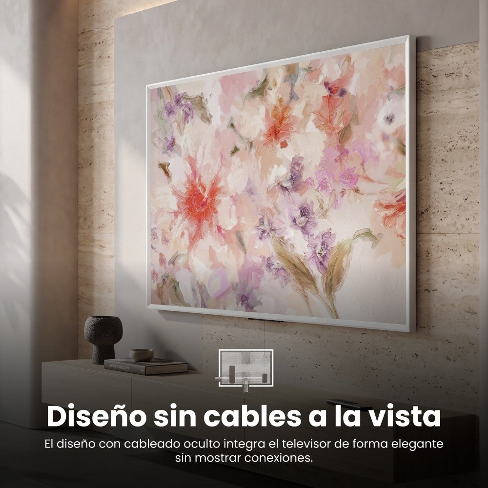 Televisor Challenger QLED Arte  65 Pulgadas Google TV 65TG380 BT T2