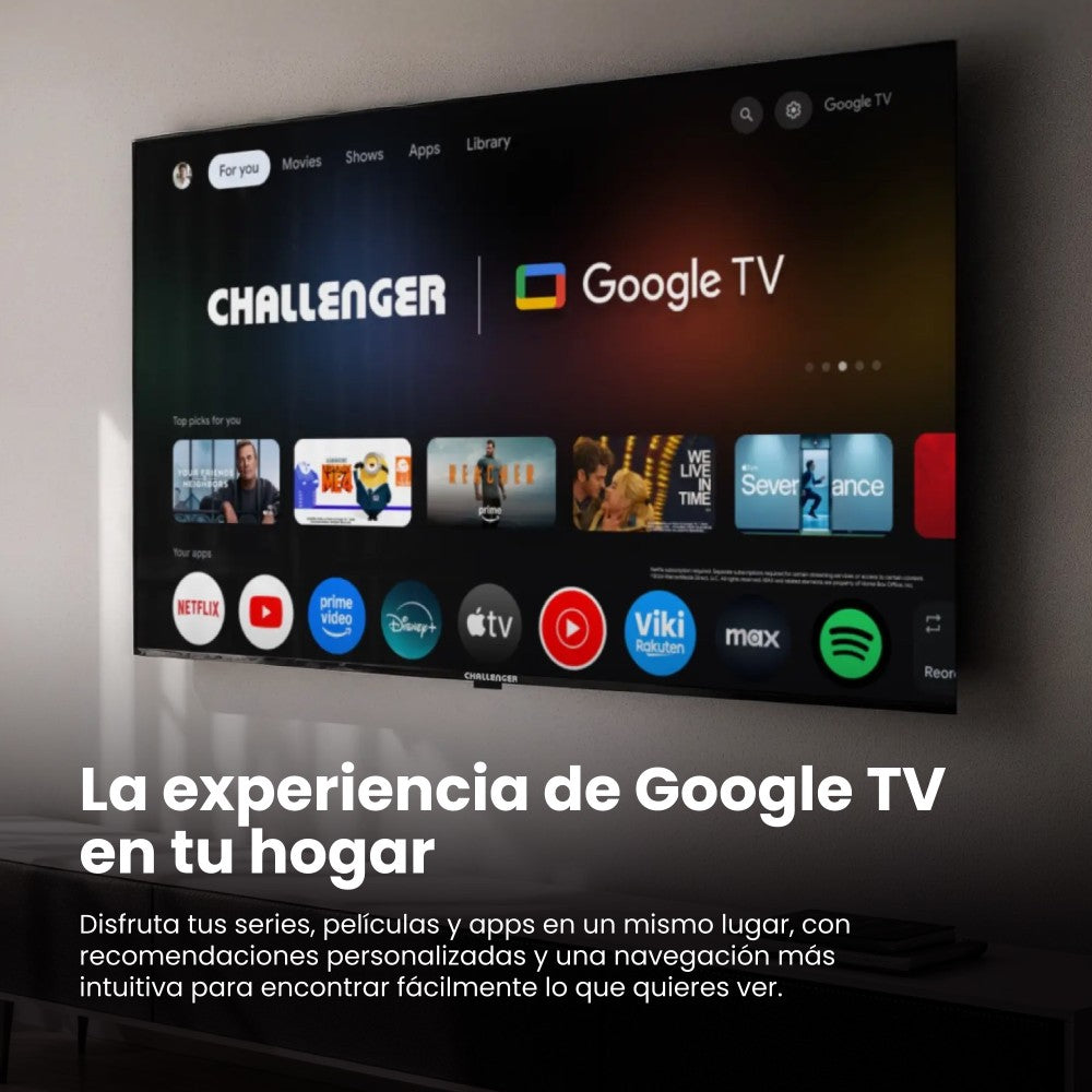 Televisor 55 Pulgadas Google Gaming Ksf Challenger 55tg2771