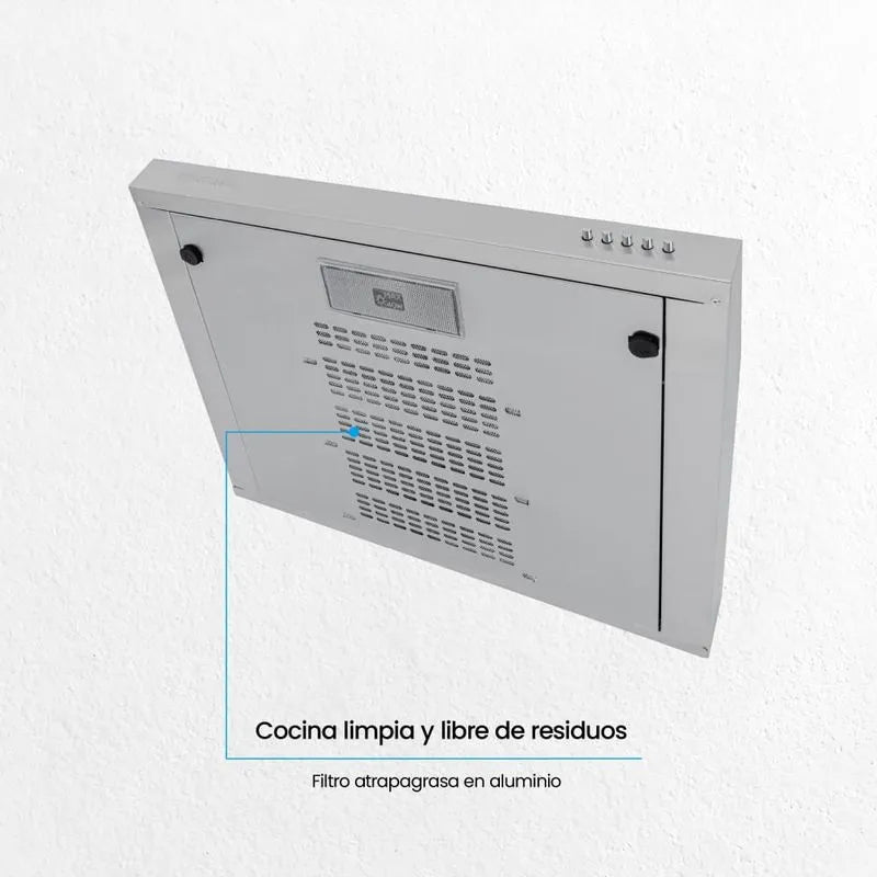 Campana Horizontal Negra 60cm 3 Velocidades Challenger Cx4310