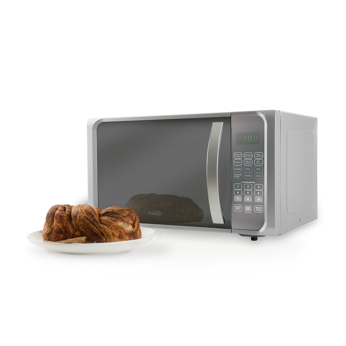 Horno Microondas Kalley 0.9 MW09g Plateado