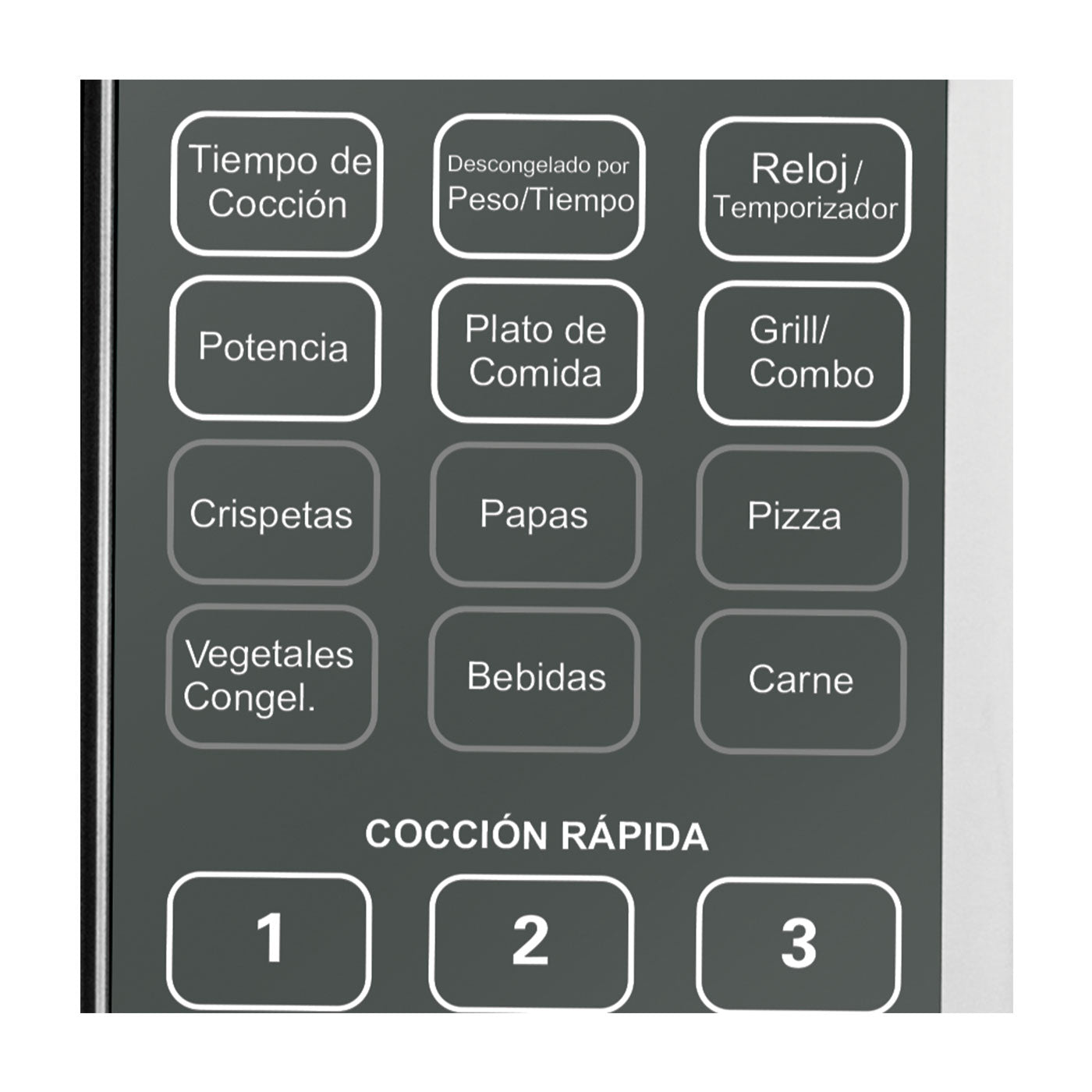 Horno Microondas Kalley 0.9 MW09g Plateado