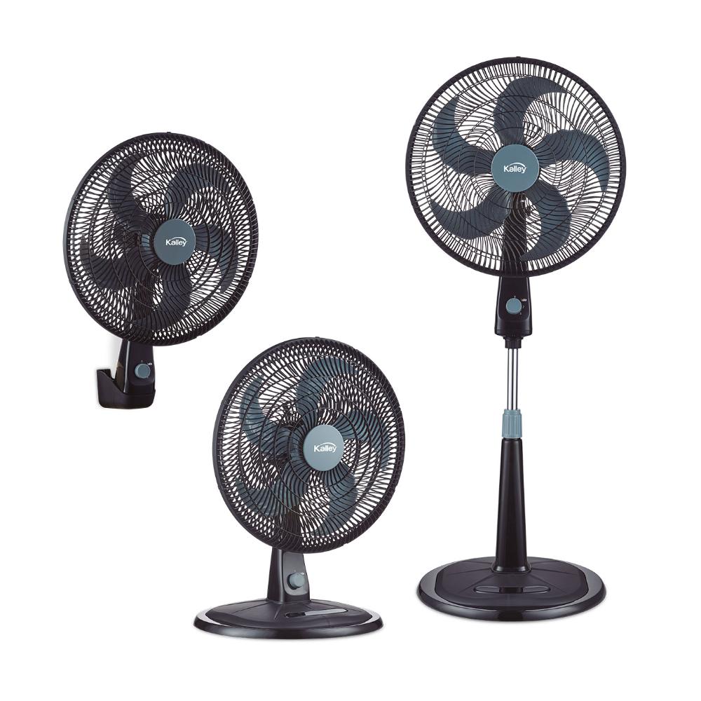 Ventilador 3 en 1 Kalley K-V31N02, Color Negro