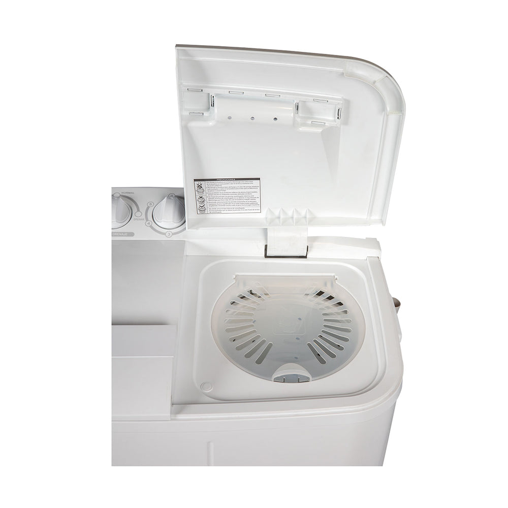 Lavadora Kalley Semi Automática 7 Kilogramos K-LAVSA7B, Blanco