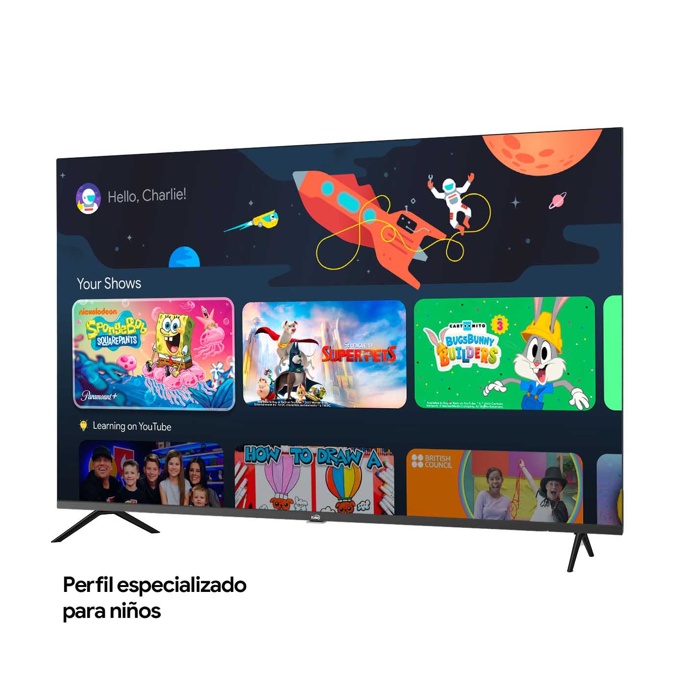 Televisor Kalley 58 Pulgadas 58gq400a 4K UHD, Negro
