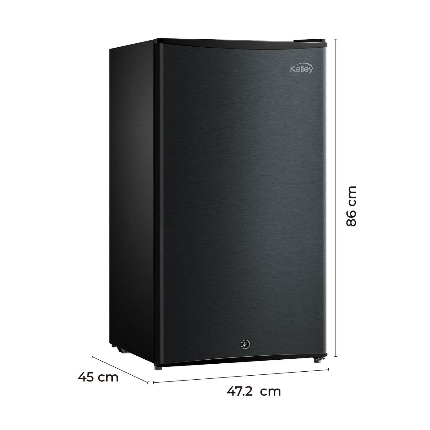 Minibar KALLEY Frost Una Puerta 93 Litros K-MB93N, Gris Oscuro