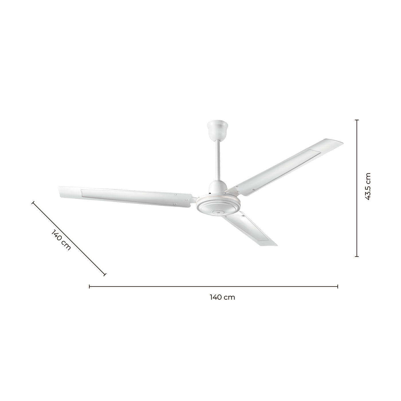 Ventilador de Techo Blanco K-Vtb