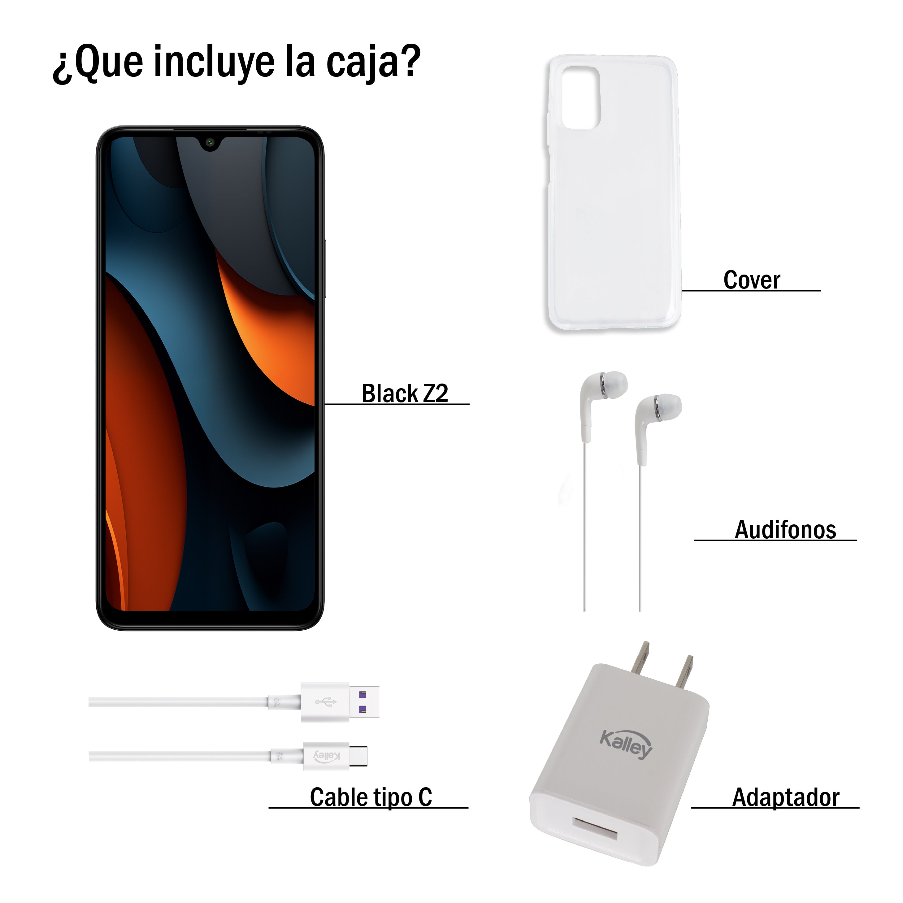 Celular Black Z 2, Morado