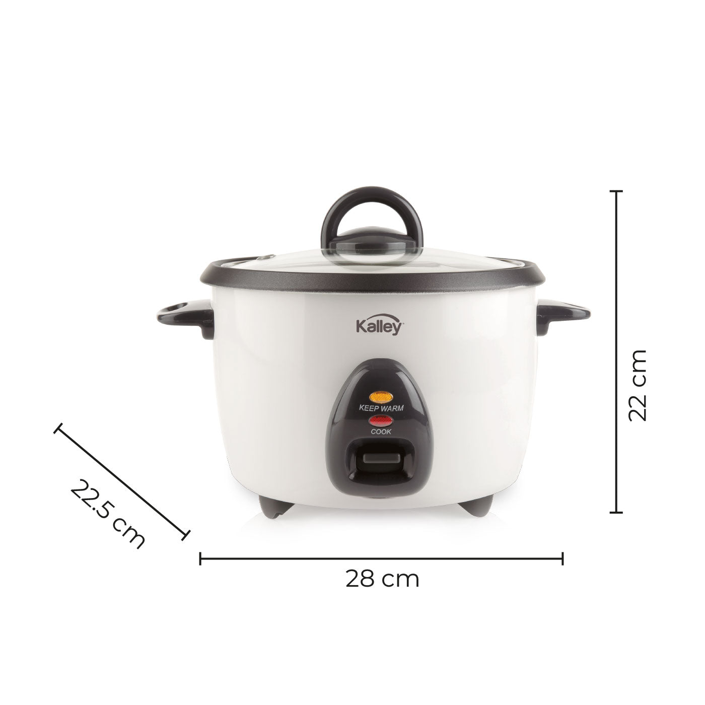 Olla de Arroz 1.0L K-Rc1b, Blanco