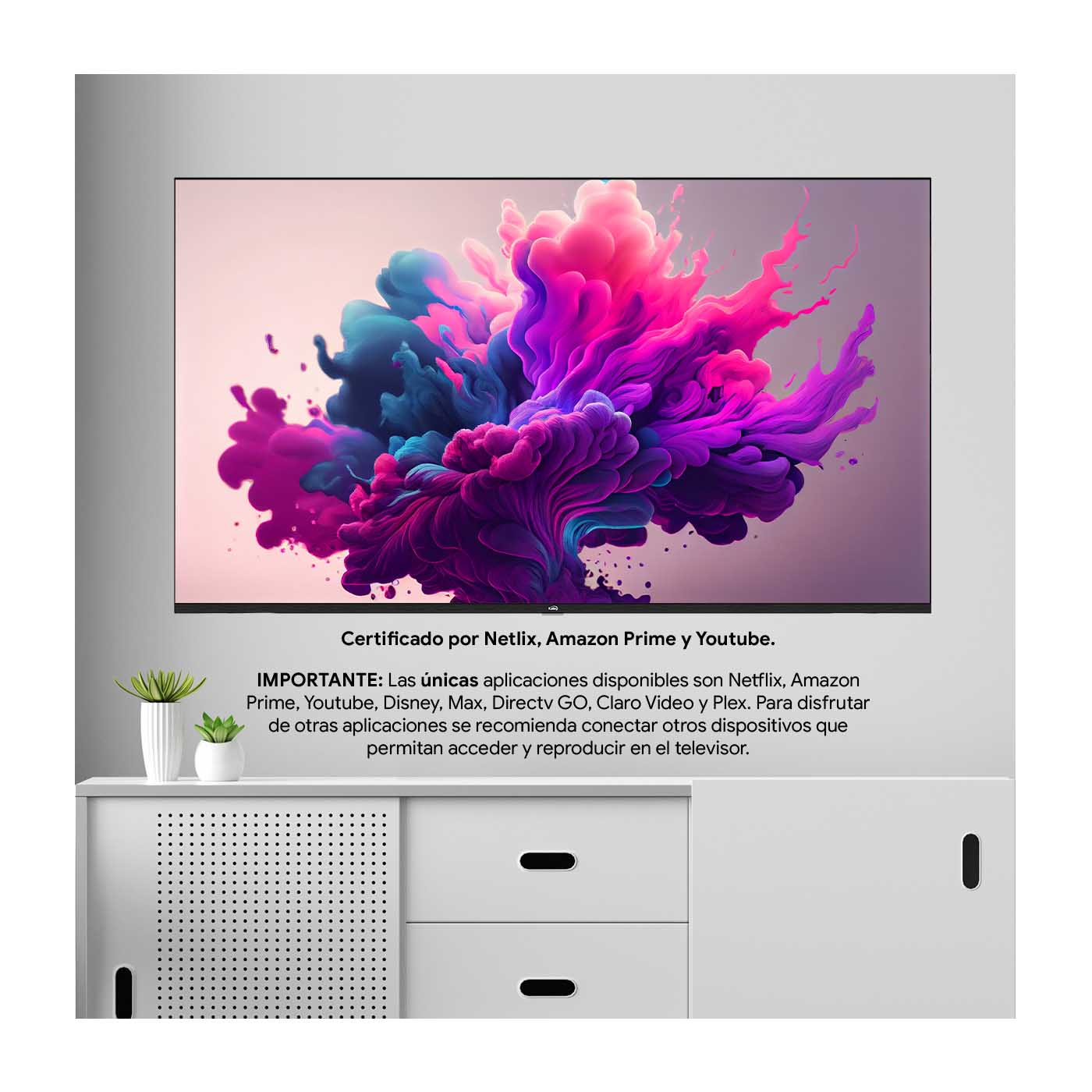 Televisor KALLEY 55 Pulgadas SB300, Incluye GRATIS Roku Express