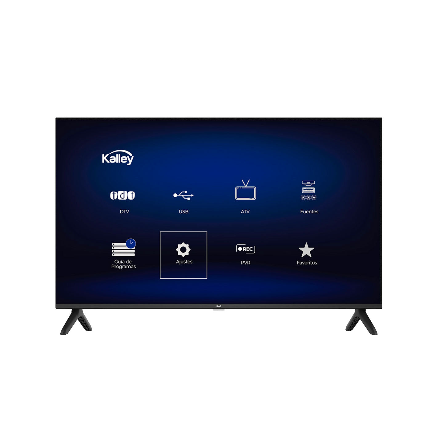 Televisor Kalley 32 Pulgadas LED HD 32B100, Negro