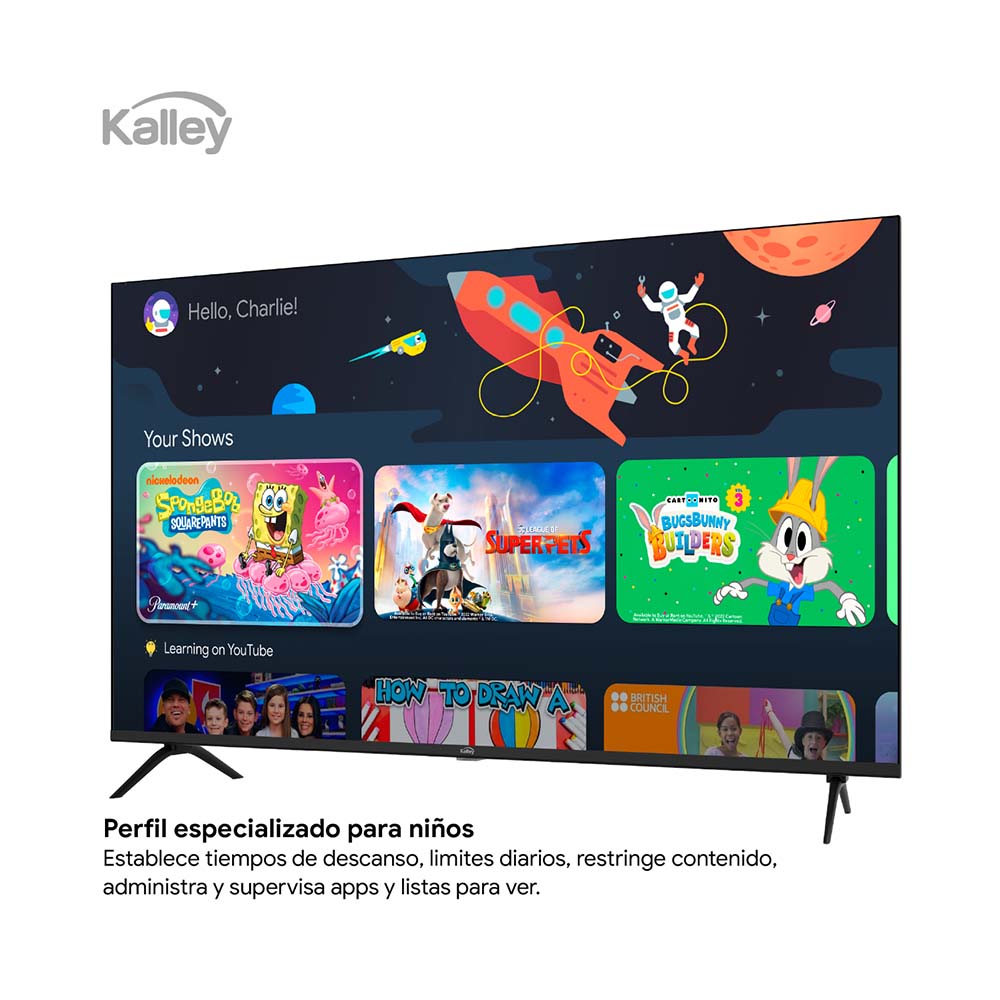 Televisor KALLEY 43 Pulgadas  QLED FHD Smart TV Google 43GQ200