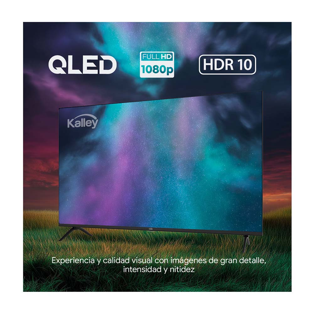 Televisor KALLEY 43 Pulgadas  QLED FHD Smart TV Google 43GQ200