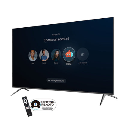 Combo Vesunio, Incluye Mesa Para TV Y Televisor de 75"