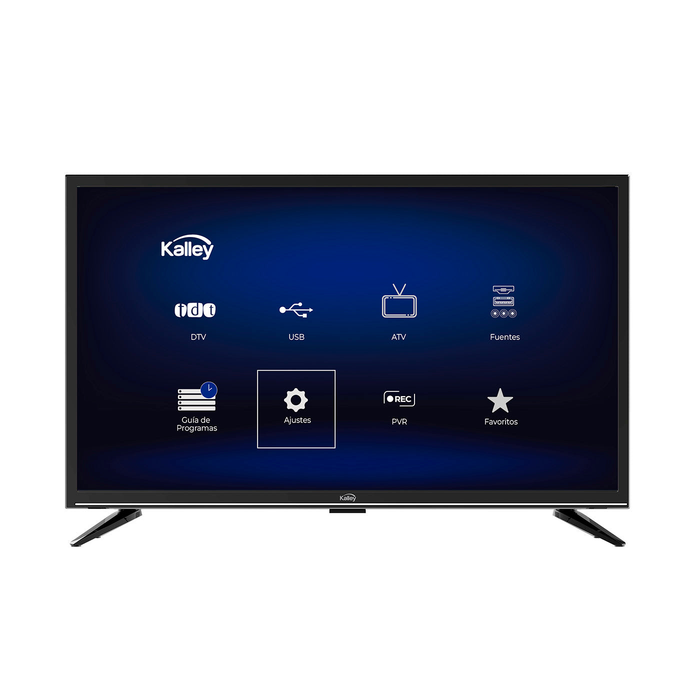 Televisor Kalley 24" Pulgadas, HD-TDT, Negro