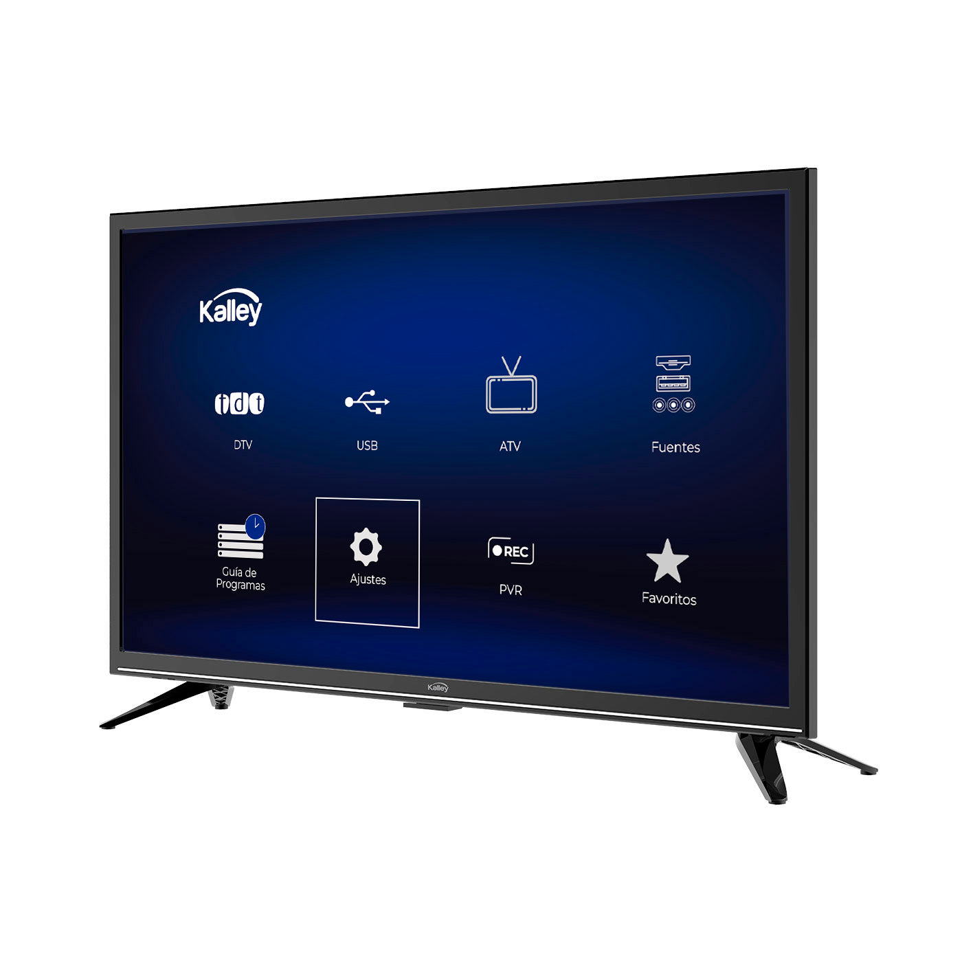 Televisor Kalley 24" Pulgadas, HD-TDT, Negro