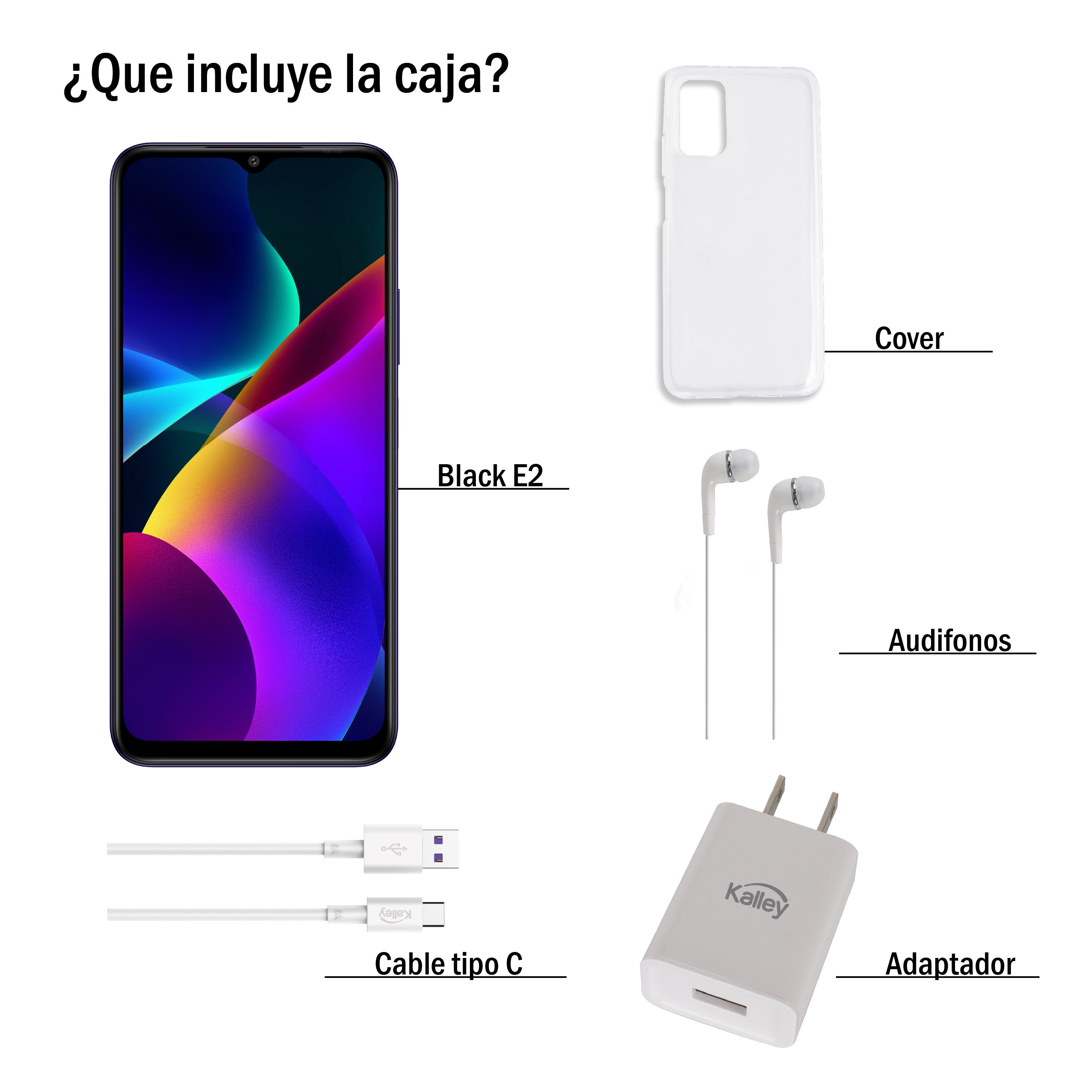 Celular Kalley Black E2 128GB , Morado