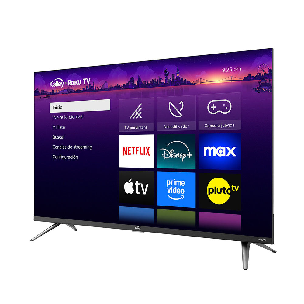 Televisor Kalley 32 Pulgadas Led HD Smart TV Roku TV K-RTV32, Negro