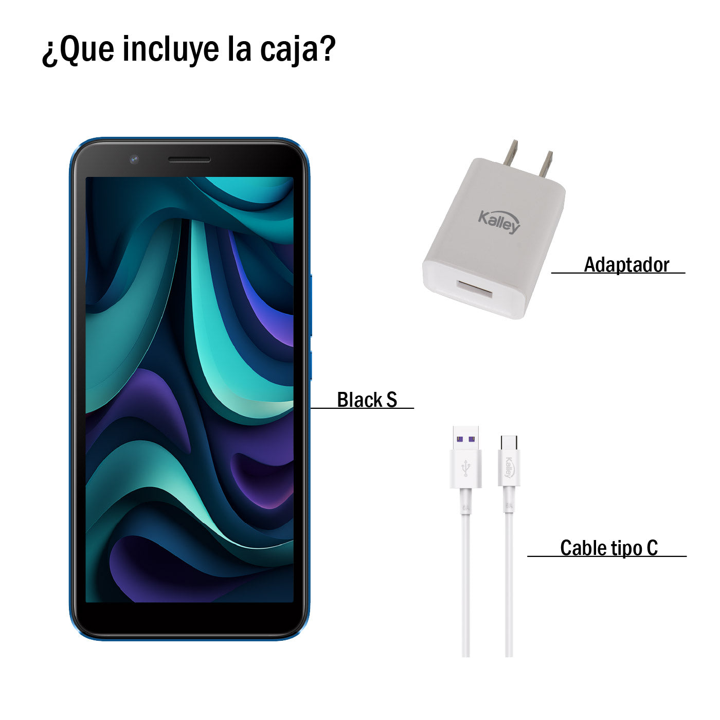 Celular Black S 64GB, Azul