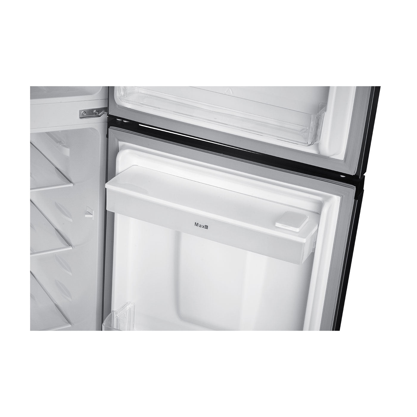 Nevera Kalley No Frost Congelador Superior 332 Litros Inverter, Gris