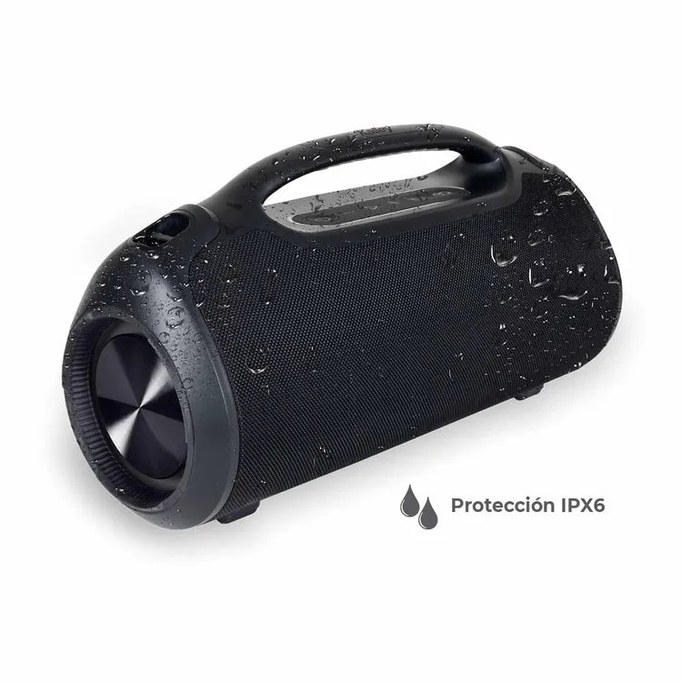 Parlante Kalley K-PBOOMPLUS, color Negro