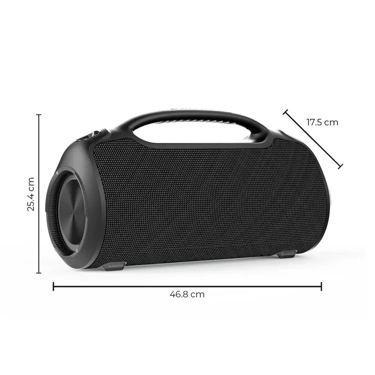 Parlante Kalley K-PBOOMPLUS, color Negro
