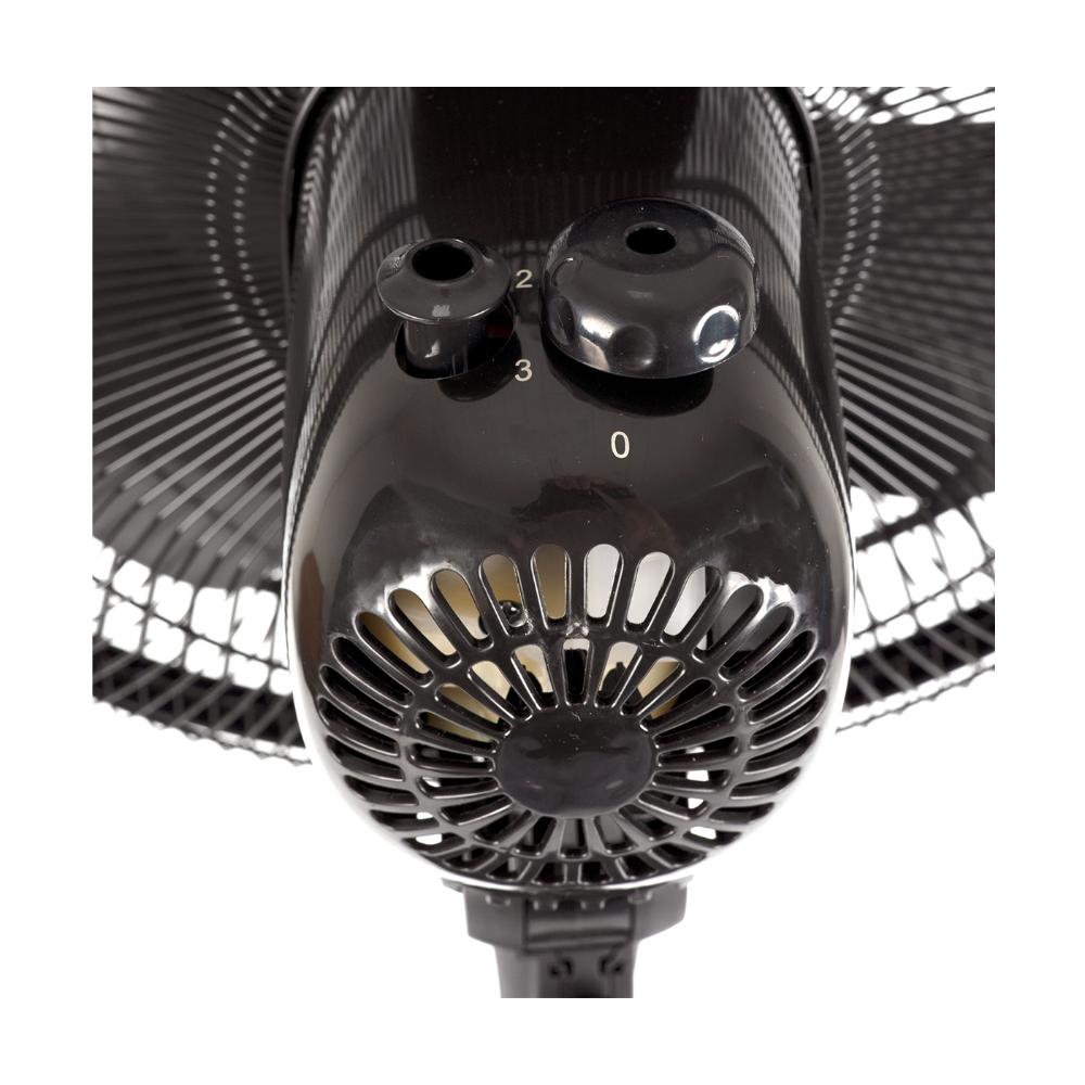 Ventilador De Piso Kalley 14 Pulgadas K-V3N, Color Negro
