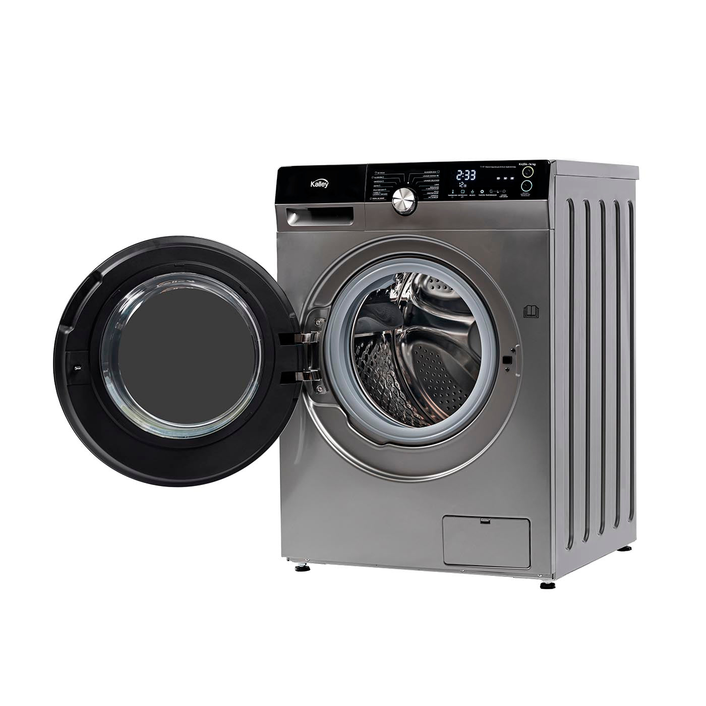 Lavadora Secadora Kalley Cf 15 Kg K-Ls15, Gris