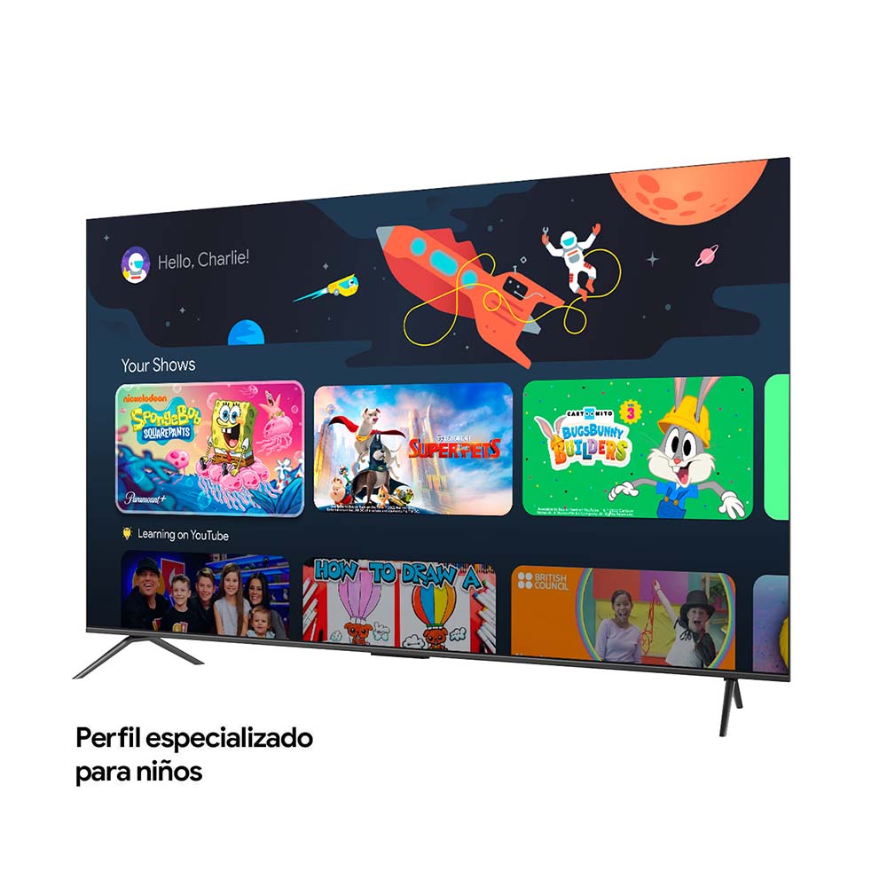 Televisor KALLEY 85 Pulgadas QLED 4K-UHD Smart TV Google 85GQ405