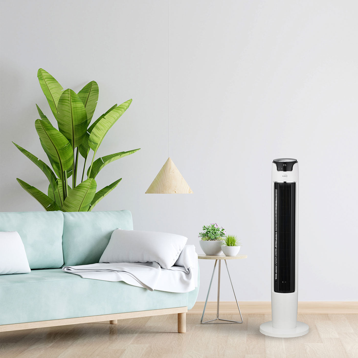 Ventilador T Kalley K-Tfb, Blanco