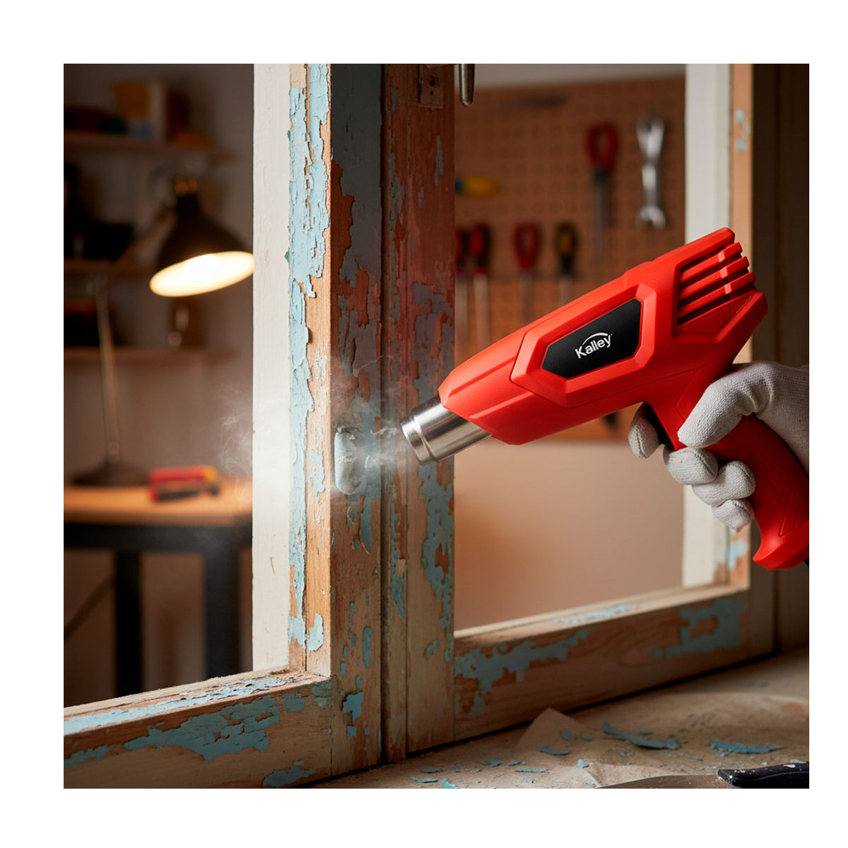 Pistola de Calor 1600W Kalley K-PC16, Rojo