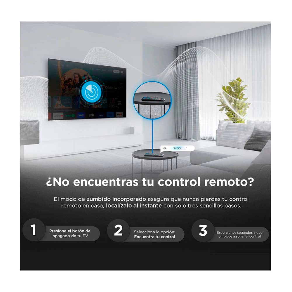 Televisor Kalley 75 Pulgadas Miniled QLED Gaming 4K-UHD Smart TV Google 75GM405