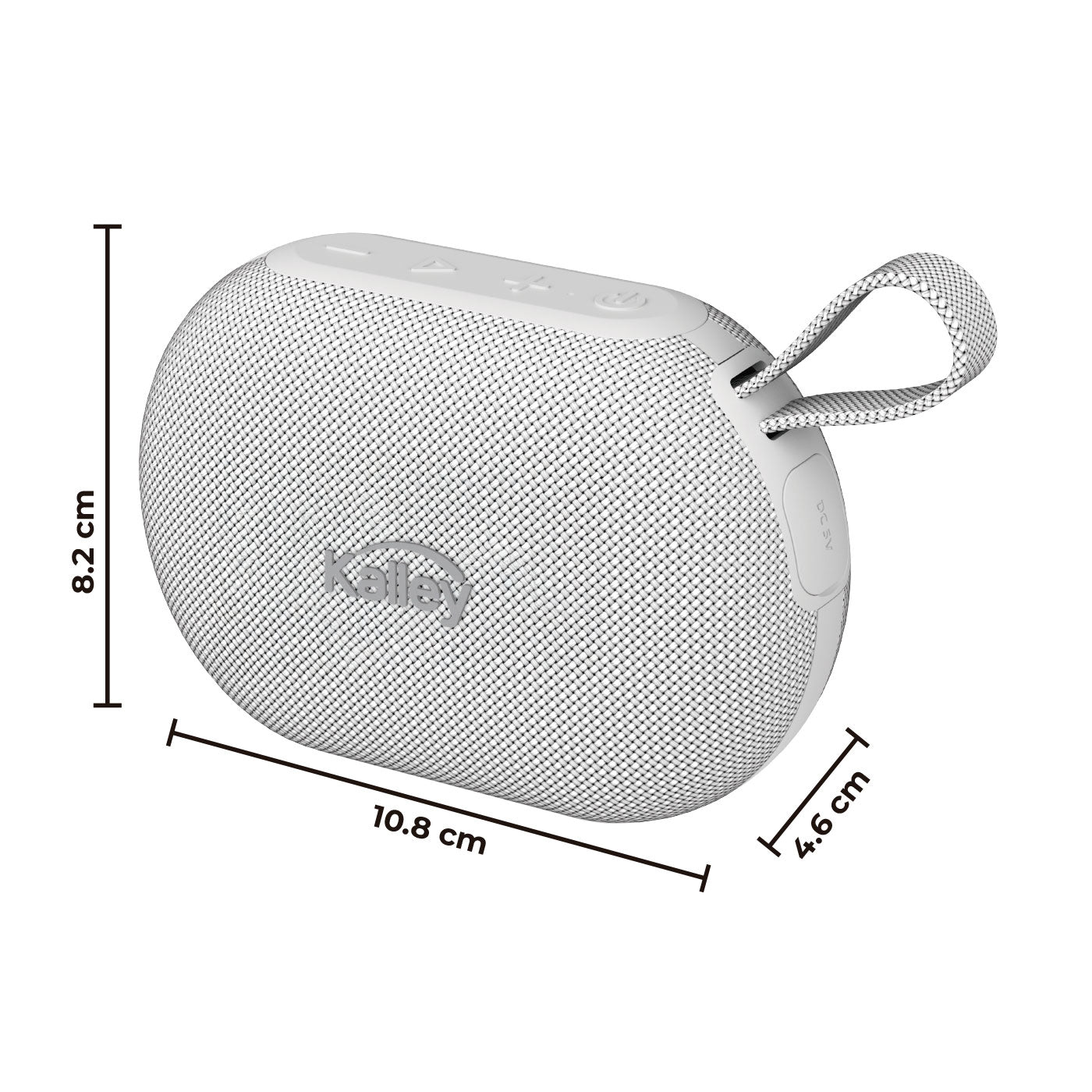 Parlante Portátil K-P6G, Gris